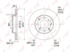 ���� ��������� ������������� (231x17) | ����� | Lynxauto BN1046 BN1046 ����