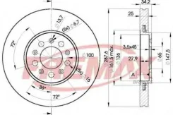 ��������� ���� Fremax BD-5604 Vag: 8J0615301S 6R0615301A 1J0615301C 1J0615301K 8J0615301R Audi A1 (8x1 8xk 8xf). Audi A1 Sportback (8xa 8xf 8xk) BD560...