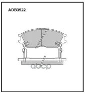 ������� ��������� �������� Hyundai Accent I 94-00 II 00-05 Getz 02-10 Elantra I II Allied Nippon ���. adb3922 ADB3922 ����