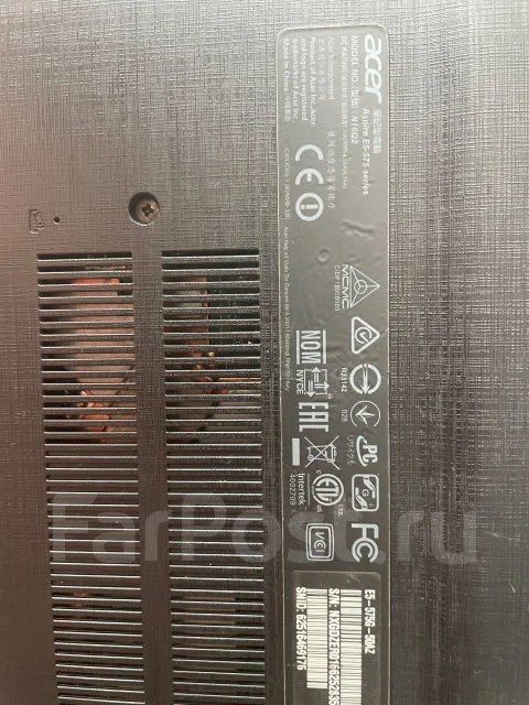 Acer Aspire E5-575G. 15.6", 2,3����, ��� 6 ��, ���� 500���, WiFi: 1, Bluetooth: 1, ����������� �� 4��. ����