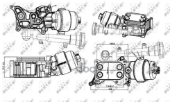 �������� �������� FIAT Fiorino 1.3D 07- NRF ���. 31327 31327 ����
