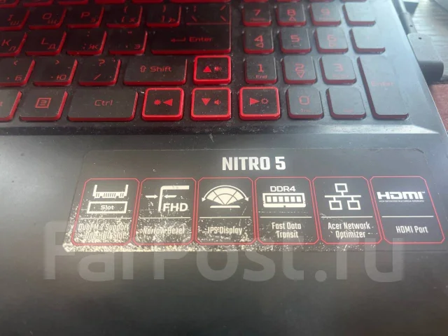 Acer Nitro 5 AN515-54. 15.6", 60����, ��� 8 ��, ���� 476���, WiFi: 1, Bluetooth: 1 ����