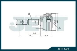���� ������� JETT V41-9036 V419036 ����