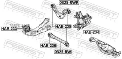 ����������� ������ ���������� ���� Febest HAB236 HAB236 ����