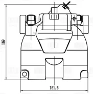 ������� ����. Renault Scenic III (09-)/Grand Scenic III (09-) �����. ���. d=57�� (CF 204601) Trialli CF204601 CF204601 ����