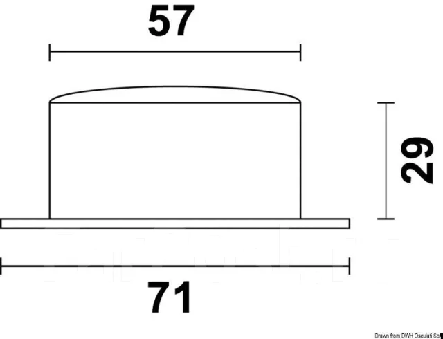 �������� ������� Altitude 831 mini 71�29�� �57�� �� ������������ ������, Osculati 28.831.02 ����