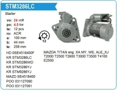 ������� Mazda SL, HA 24V Titan ����������� 12T KR Krauf STM3286LC ����