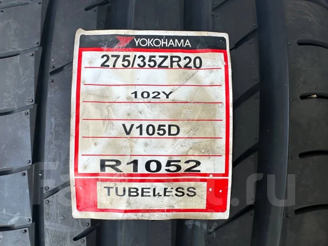 Yokohama Advan Sport V105D. ������, 2023 ���, �����. ��� ����� �� ������ ����