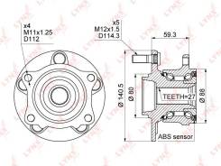       Mitsubishi Outlander XL, Delica D5 (G051896) WH1108 LYNXauto WH1108 