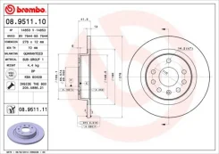08.9511.10_=203646=8 08951110 Brembo 08951110 ����