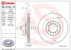 MI Montero Sport 2.5 09913210 Brembo 09913210 ����