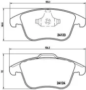 Klocki hamulcowe tuni p44020x Brembo P44020X ����