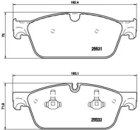 Klocki hamulcowe tuni p50102x Brembo P50102X ����