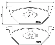 Klocki hamulcowe tuni p85041x Brembo P85041X ����