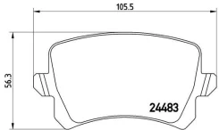 Klocki hamulcowe tuni p85109x Brembo P85109X ����