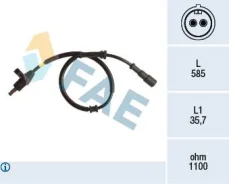ABS Sensor 78165 FAE 78165 ����