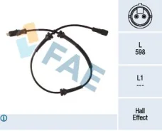 Wheel speed sensor - ABS 78280 FAE 78280 ����