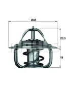 Chrysler 300C/300M/Conc tx183d Mahle TX183D ����