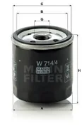 MANN W 714/4 w7144 MANN-Filter W7144 ����