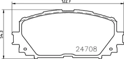PAD KIT DISC Brake np1060 Nisshinbo NP1060 ����