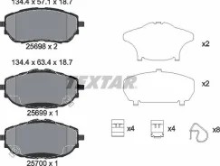 PC Pads 2569801 Textar 2569801 ����