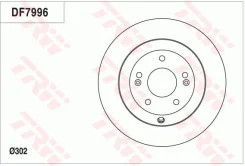 Hyundai santa fe ii ki df7996 TRW DF7996 ����