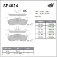   .! Volvo XC90 II T6/D4  19 15 Sangsin Brake SP4024 SP4024 SP4024 