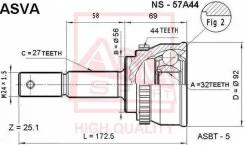 Nissan ns57a44 ASVA NS57A44 ����