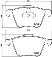 Klocki hamulcowe tuni p24077x Brembo P24077X ����