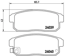 P49035_ 883 11 13.0460 p49035 Brembo P49035 ����