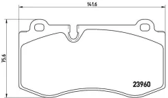 Klocki hamulcowe tuni p50074x Brembo P50074X ����