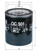 FI Uno 1.6 12/89-12/95 oc501 Mahle OC501 ����