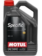 Motul 5w40 5l specifi 101274 Motul 101274 ����