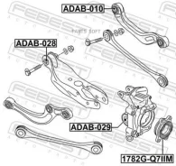 ����������� ������ ����� Febest ADAB029 ADAB029 ����