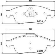 Klocki hamulcowe tuni p68050x Brembo P68050X ����