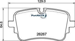 ������� ��������� AUDI Q7 15-/Q8 18-/VW Touareg 18- ������ Brembo P85190 P85190 ����