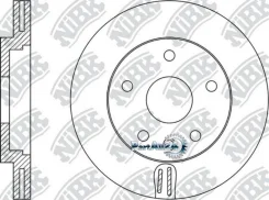 ���� ��������� Chevrolet Cruze/OPEL Astra J R16 09- �������� D 300��. NIBK RN34003 RN34003 ����