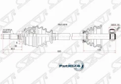 ������ � ����� LADA Largus 12-21 / Renault Logan 09-18 (�������/ �����) SAT RN-5-9016, ����� �������� RN59016 ����