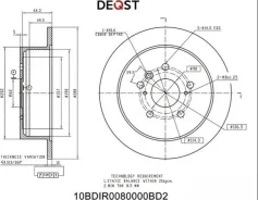 ���� ��������� ������ Toyota RX 300/330/350/400H Deqst 10BDIR0080000 10BDIR0080000 ����
