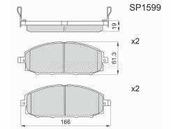 ������� ��������� HI-Q/Sangsin Brake SP1599, �������� SP1599 ����