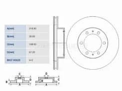���� ��������� HI-Q/Sangsin Brake SD4030, �������� SD4030 ����