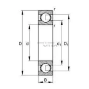 ��������� (80,00/ 40.00/ 18.00/ ���������) NSK 6208-DDU 6208DDU ����