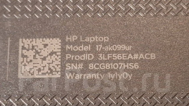 HP 17-ak099ur. 17.3", 2,5����, ��� 4 ��, ���� 500���, WiFi: 1, Bluetooth: 1, ����������� �� 2��. ����
