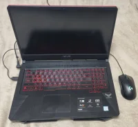 Asus TUF Gaming FX705GM. 17.3", 2,2����, ��� 16 ��, ���� 1 000���, WiFi: 1, Bluetooth: 1, ����������� �� 8��. ����