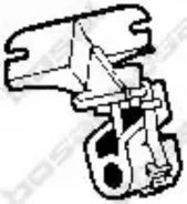 ������ ��������� Peugeot: 307 Break 02-, 307 SW 02-, 308 SW 07- Bosal 255191 255191 ����