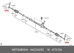 ���������� ������� Mitsubishi Outlander CW4W (JETT �����) V71065 ����