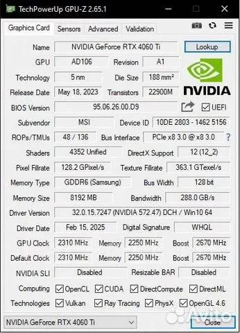 GeForce RTX 4060 Ti ����