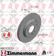 ���� ��������� ! ����. 294x22/44-5x120 VW Multivan/T4 2.0-2.5TDi 03 Zimmermann 600.3232.20 600323220 ����