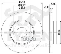 ���� ���������, �������� Ford Fiesta IV, V 95, Focus I 98, Fusion 02 Tyren ���. TYR1012621 TYR1012621 ����