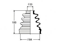    Nissan Maxima A32 1994-2000, Bassara JU30 1999-2003, Avenir II W11 1998-2005, Bluebird XI U14 1996-2001 MF2126 